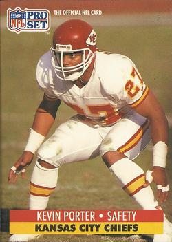 Kevin Porter Kansas City Chiefs 1991 Pro set NFL #187